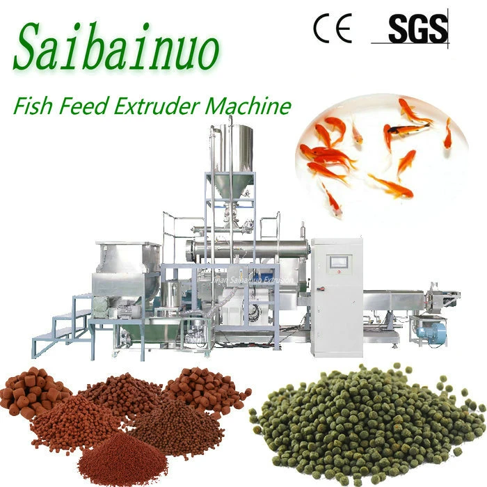 Automatic Fish Feed Extruder Production Equipment Line
