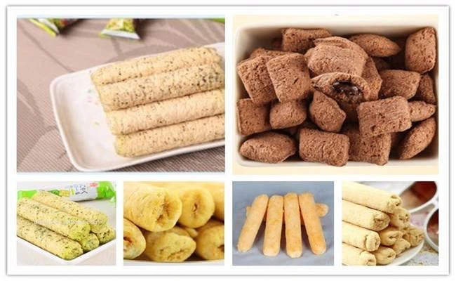 Center Filled Core Filling Puff Snacks Food Extruder Machine
