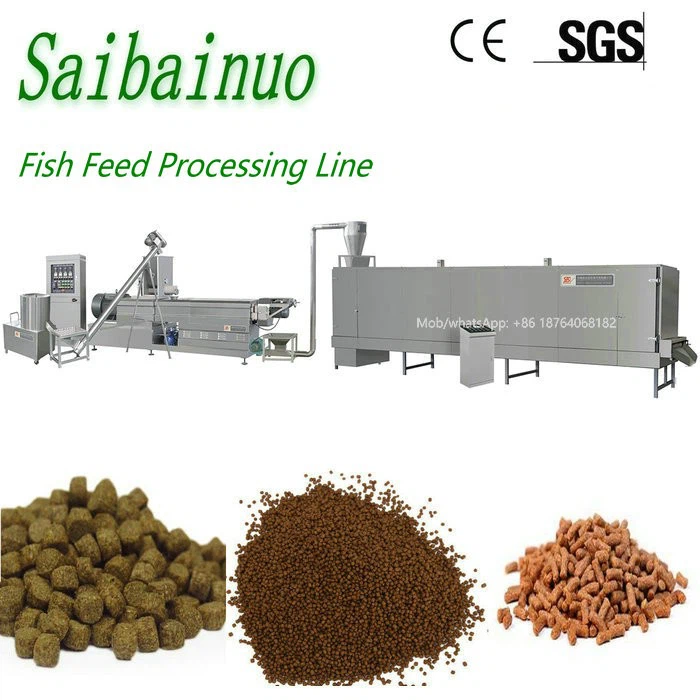 Fish Feed Pellet Machine Extruder Production Line