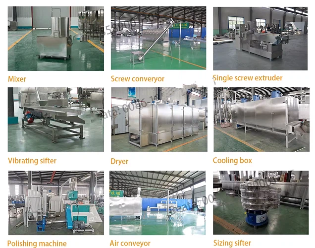 Aritificial rice making process line Aritificial rice making process line