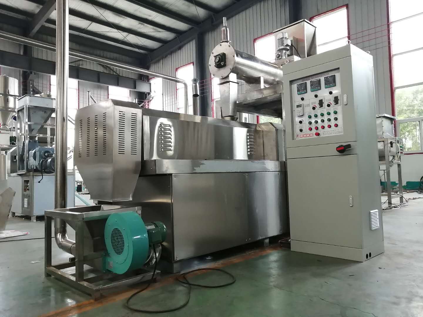 Fish feed processing line 01 Fish feed processing line 01