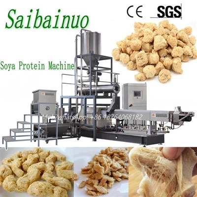 Soy Protein And Soy Chunk Extruder Production Equipment