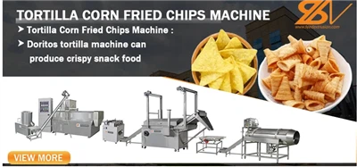 Tortilla Chips Making Machine Fully Automatic Corn Chips Snacks Machine
